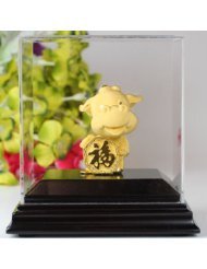 永隆金號電鑄24K黃金十二生肖“金馬送福”擺件 亞馬遜價格走勢與工藝禮品價值解析